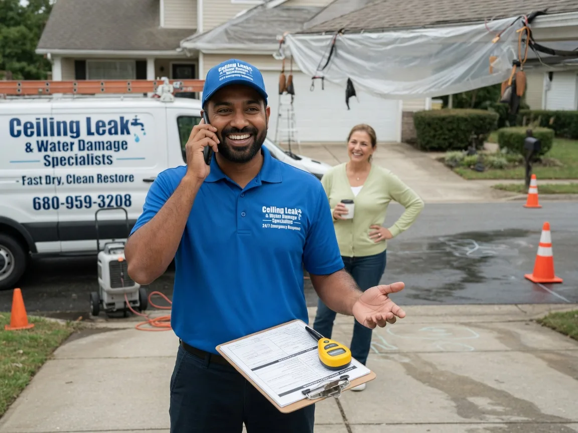 Ceiling Leak Cleanup Malaga, NM FAQs